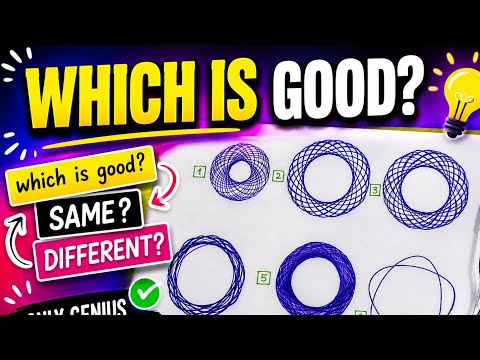 Which Circle Is Perfect? 🤯 Only 1% Can Spot It! | Eye Test Challenge