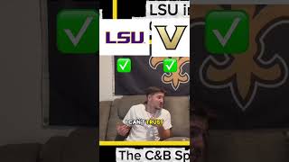 Who y’all got in this one?? #cfbpredictions #cfbhighlights #lsufootball #lsuvsvandy #picks #cb #cfb8