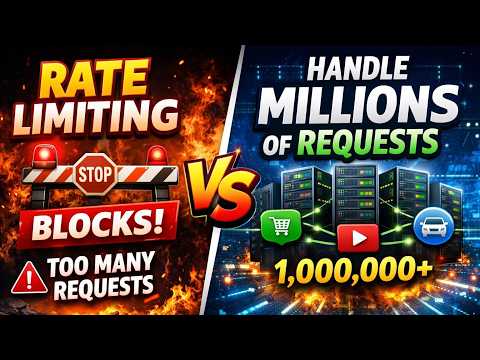How Netflix & Amazon Handle Traffic | Rate Limiting Explained | Handle MILLIONS of Requests | 2026