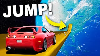 Launching Cars OUTER SPACE! - BeamNG