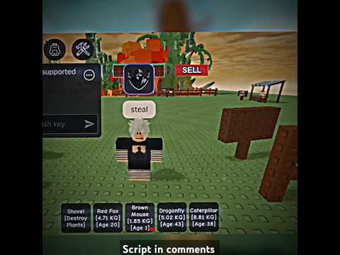 grow a garden stealer script 💀🐝🪴 #robloxexploits #roblox #growagarden #viral