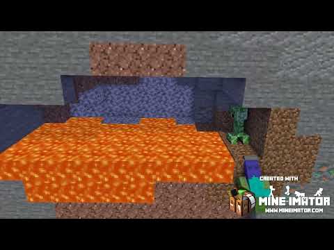 Zombie And Skeleteon Saving Creeper
