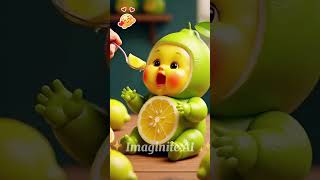 Fruits and Veggies Eat Themselves! 😋 | Funny AI Animation#FruitsEating #VeggiesEating #FunnyAI