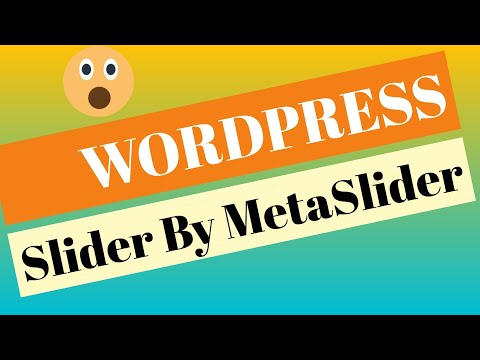 How to create a slider in WordPress | Slider By MetaSlider