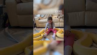 Little Girl Bonds With Giant Pet Pythons Sonny & Cher