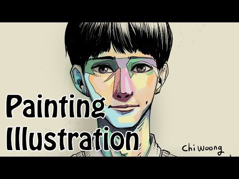 [Speed Painting] Clip Studio Illustration 클립 스튜디오로 일러스트 그리기 - 1