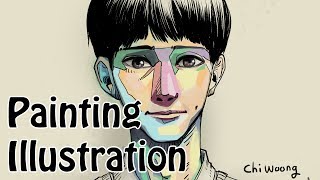 [Speed Painting] Clip Studio Illustration 클립 스튜디오로 일러스트 그리기 - 1