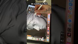 Blender on iPad ❌ #3drender #ipadpro #digitalart #3dmodeling #nomadsculpt #blender3d #zbrush #3dart
