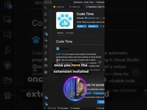 Track Your Coding Time in VS Code Like a Pro #shorts #vscode #webdevelopment #coding #vscodetips