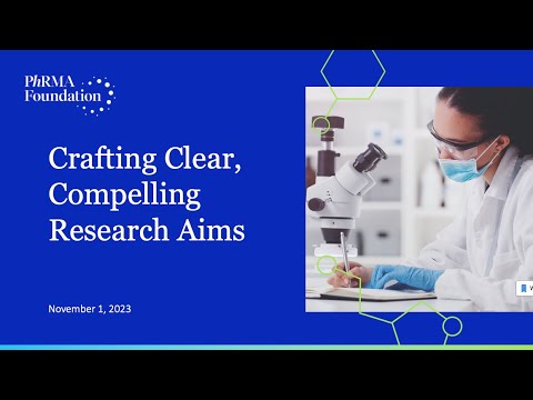 Crafting Clear, Compelling Research Aims