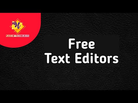 Free Text Editors #2020|best text editors|editors used for web development