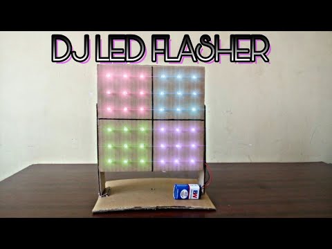 How to make DJ LED chaser Light Home made DJ Light