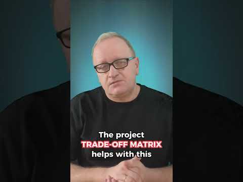 How to setup a project trade-off matrix?