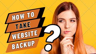 How to Take Backup for Your Entire Website Without Cpanel | WordpressDev