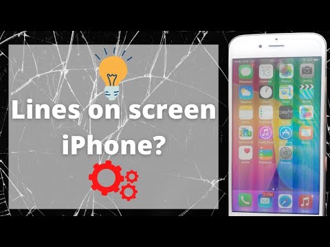 Lines on screen iPhone?