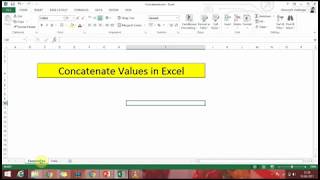 Concatenate Values in Excel | ExcelMadeEasy