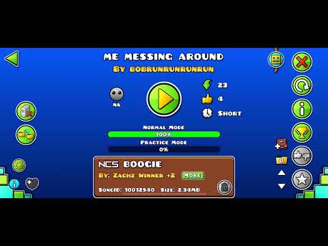 My new geometry dash level (UPDATED)