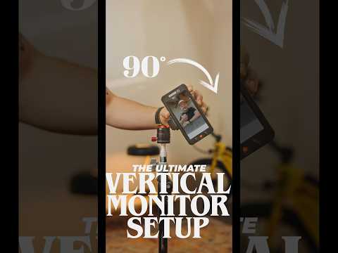 VERTICAL MONITOR FOR SHORTS📲 #youtubeshorts #filmmaking #Reels #cameramonitor