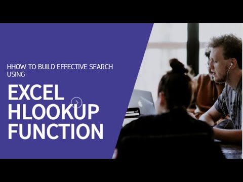 *Mysterious* EXCEL HLOOKUP function to master excel