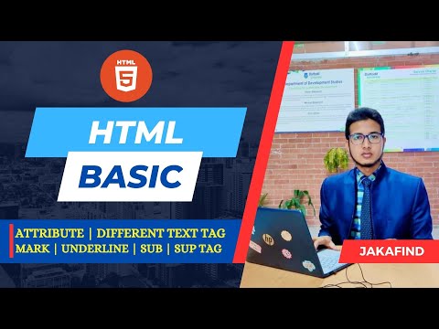 HTML Attributes & Text Formatting Tags | Mark, Underline, Sup & Sub Explained 🚀