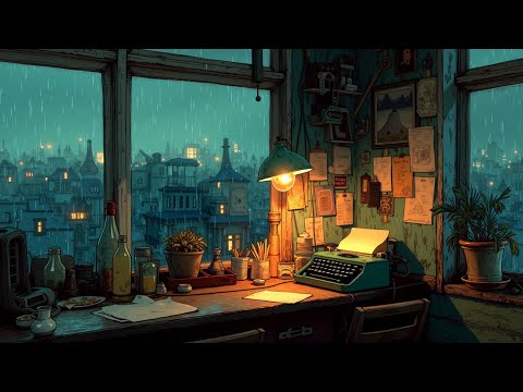 Rainy Night Lofi Chill 🌧️ Cozy Study Music to Boost Focus & Relax