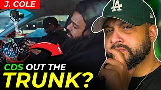 J. Cole Is Selling CDs Out The Trunk Again..