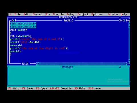 Add two input veriable from user teutorial 2