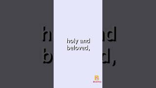 Start with Compassion Today 💜 | Colossians 3:12 | @BibleVibe1_16
