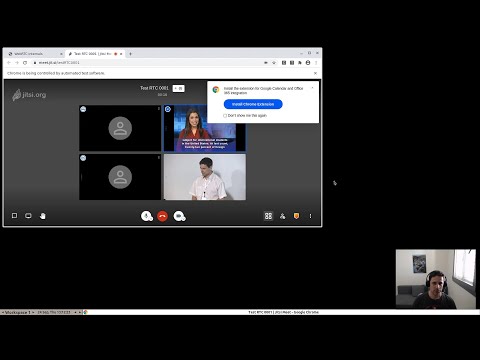 Debugging WebRTC test automation scripts in testRTC using VNC
