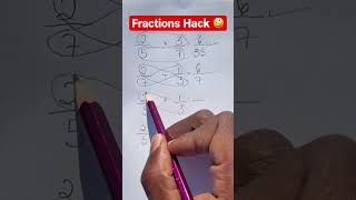 Fractions Hack💯 #students #math #fractions #education #mathtrick #learnmaths #mathematics #students