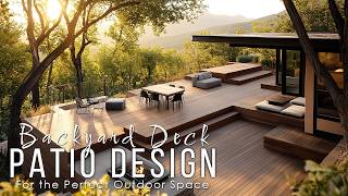Modern Elegance: Backyard Deck & Patio Design Ideas for the Perfect Outdoor Space