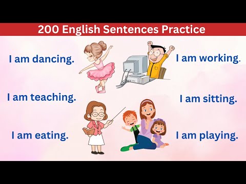 200 Action Verbs In English With Sentences | Action Verbs For Beginners | Daily Sentences