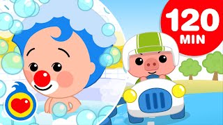 A Bañarme... Y Más Canciones Para Bañarse, Jugar, Comer Y Dormir 🧼🥗 (120 Min) | Plim Plim