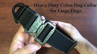 Tactical Dog Collar with Cobra Buckle from Miles Tactical