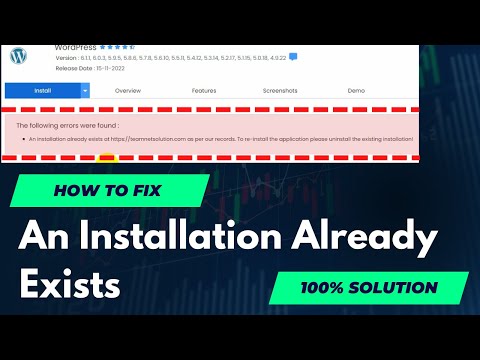 How to Fix WordPress “Installation Already Exists” problem