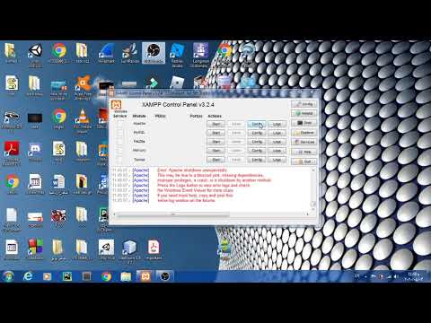 how to solve error in apache xampp  حل مشكله الاباتشي في برنامج ال xampp