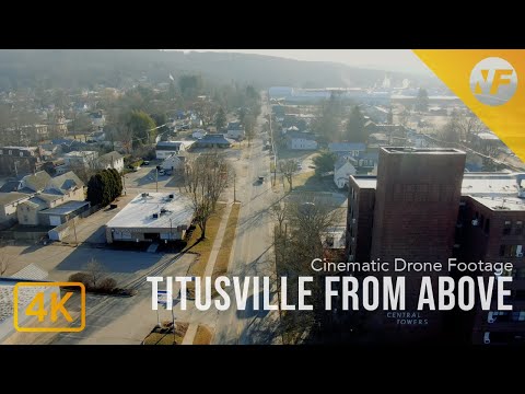 Titusville: A Tour From Above | Crawford County, Pennsylvania | Cinematic Short Film
