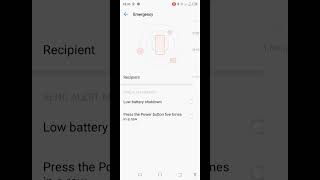 Emergency call and message function in Tecno smartphone