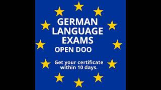 GERMAN LANGUAGE  EXAMS