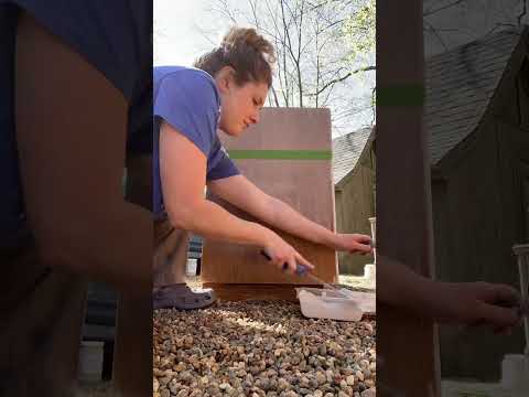 Is she MCM or boho or both!? #amazonfinds #diy #flippingfurniture #productreview #furnitureflip