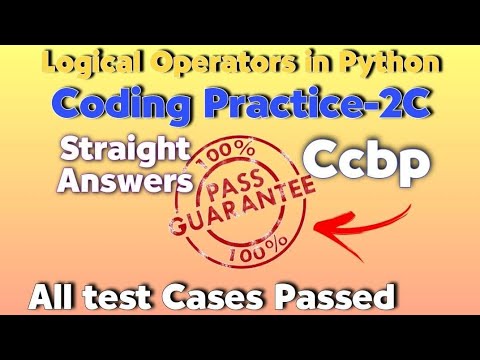 coding practice -2C||logical operators in python||ccbp||Nxtwave assignments....