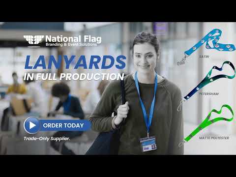National Flag is now Offering Lanyards 2025