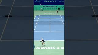 A Point in the SF between VANDROMME and KLUGMAN ITF Junior Finals #tennis #juniortennis #highlights