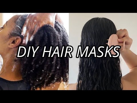 hair masks for long, bouncy hair ♡♡♡