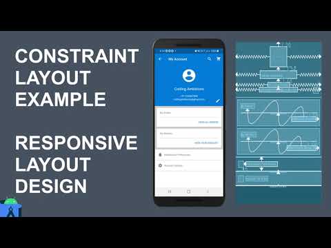 ConstraintLayout Example | Android Responsive Layout | Layout Design Using Constraint Layout