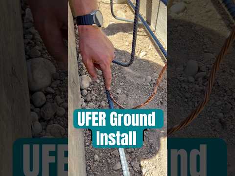 How to install a Ufer Ground! #commercialelectrician #electrician #construction #electrical