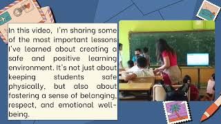 Field Study 2 Learning Episode 6: Maintaining Wholesome and Safe Learning Environment