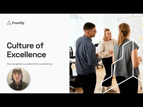 Frontify's culture of excellence