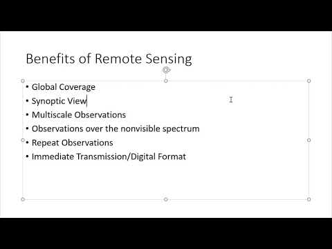 Remote Sensing, GPS, GIS: Lecture on Chuvieco's Introduction Chapter