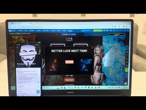 INSTALL AND USE WORKING HACK HIGHER VS LOWER FOR PC FOR 1XBET!
